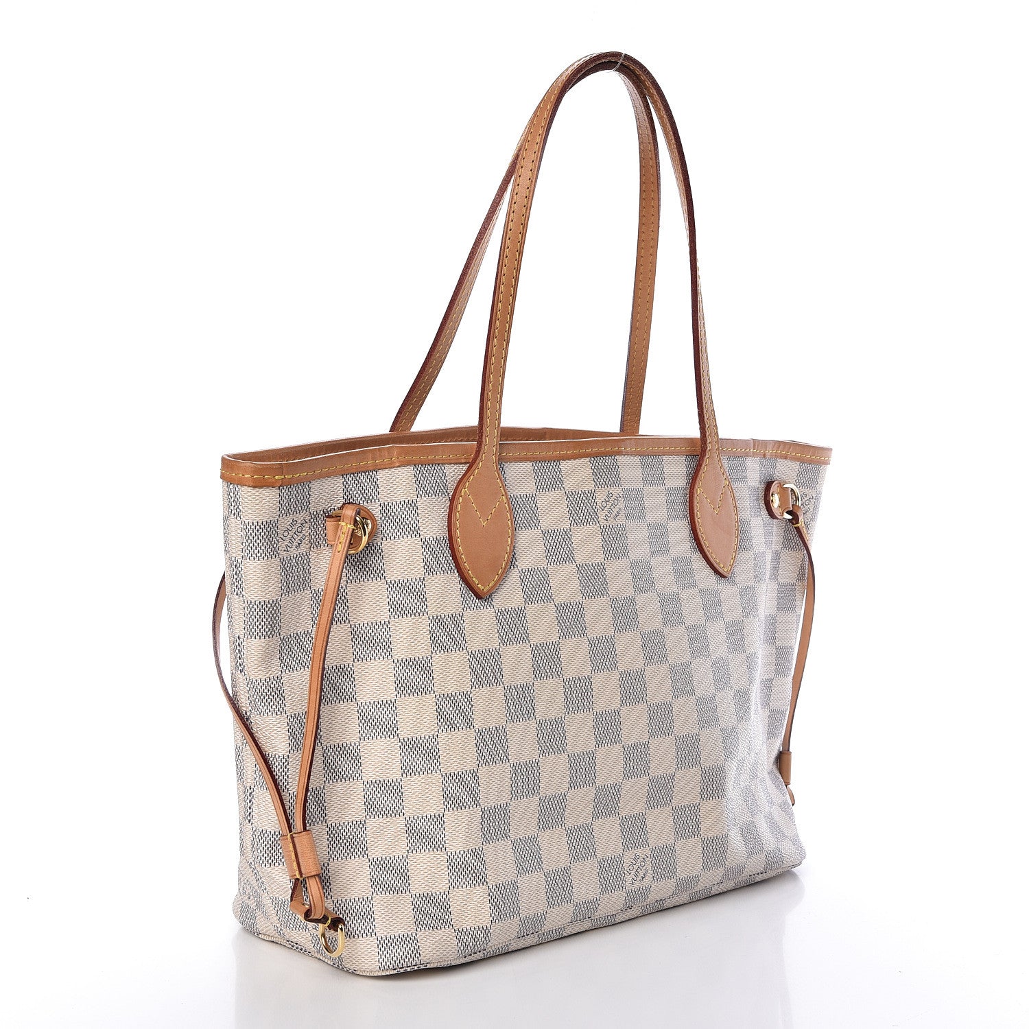 Louis Vuitton Damier Azur Neverfull PM 3 of 11