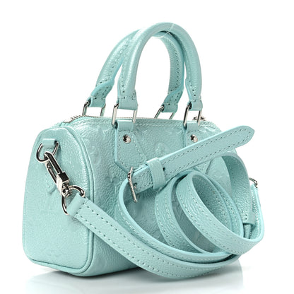 Louis Vuitton Empreinte Monogram Nano Speedy Pearly Lagoon Turquoise 3 of 9
