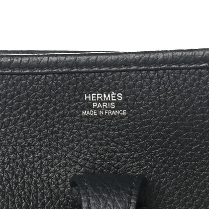 Hermes Taurillon Clemence EVELYNE III PM Black 6 of 11