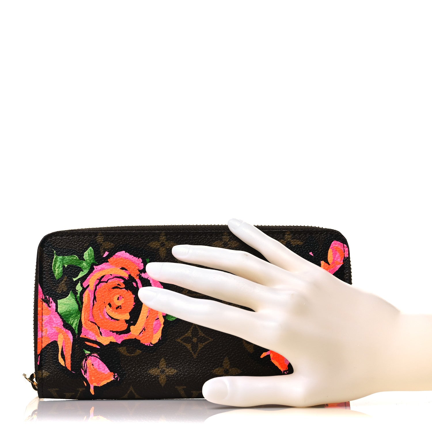 Louis Vuitton Monogram Roses Zippy Wallet 2 of 9