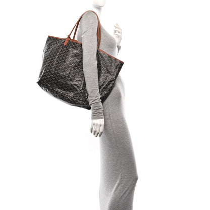 Goyard Goyardine Saint Louis GM Black Gold 2 of 12