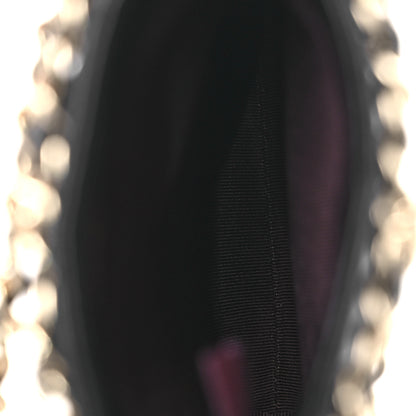 Chanel Lambskin Tech Me Out Clutch With Chain Black 5 of 11