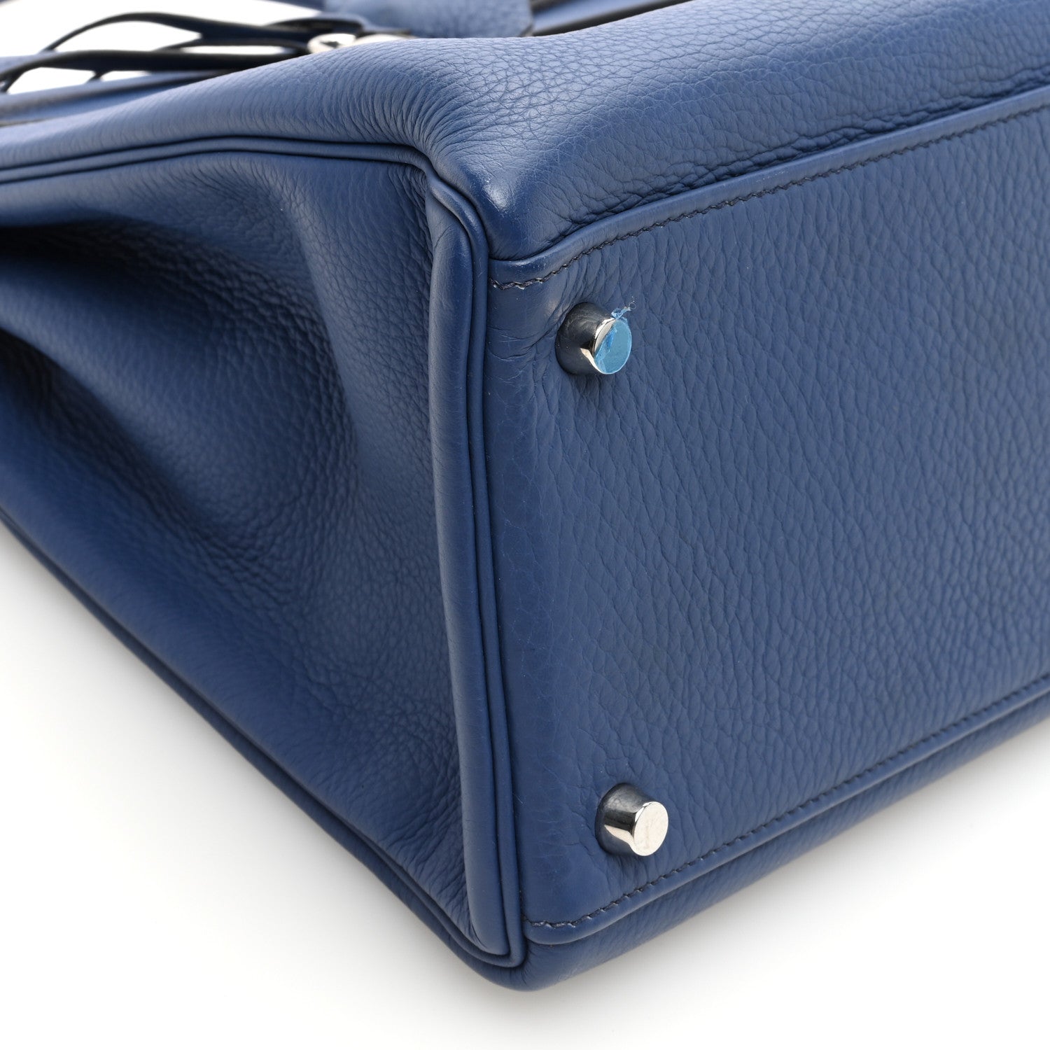 Hermes Togo Kelly Retourne 35 Bleu Brighton 9 of 10