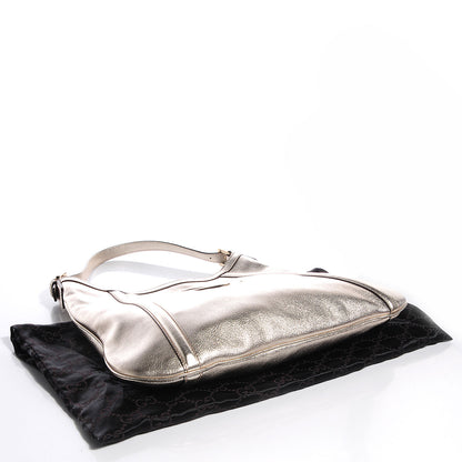Gucci Leather Medium Britt Hobo Platinum 4 of 7