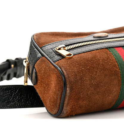 Gucci Suede Small Ophidia Belt Bag 95 38 Brown 9 of 11