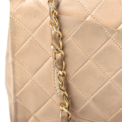 Chanel Lambskin Quilted Small Double Flap Beige 15 of 16