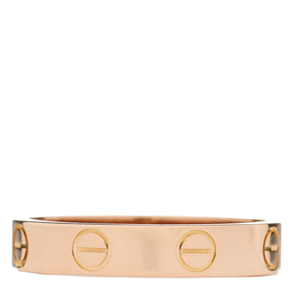 Cartier 18K Pink Gold 3.5mm LOVE Wedding Band Ring 52 6 3 of 4