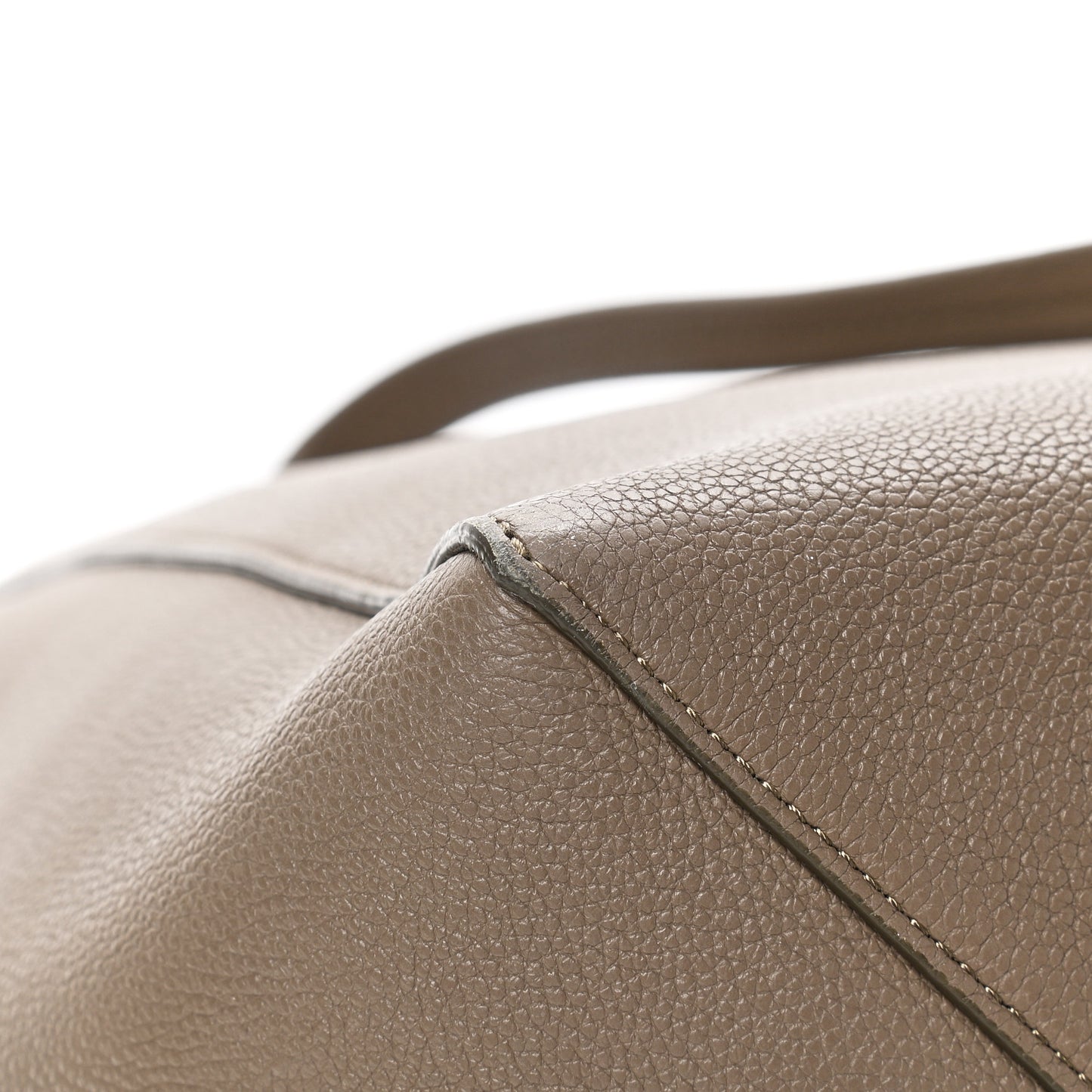 Soft Grained Calfskin Belt Cabas Phantom Souris