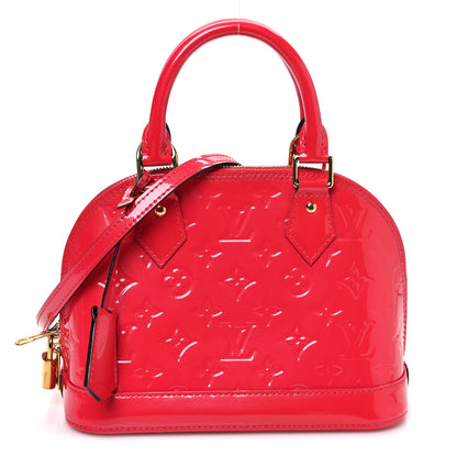 Louis Vuitton Vernis Alma BB Rose Indien 1 of 12