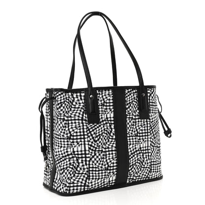 MCM Visetos Medium Liz Reversible Shopper Tote Black 10 of 16