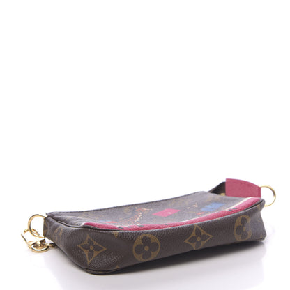Louis Vuitton Monogram 2017 Christmas Animation Mini Pochette Accessories 4 of 8