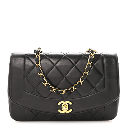 Chanel Lambskin Quilted Small Single Flap Black 1 of 9