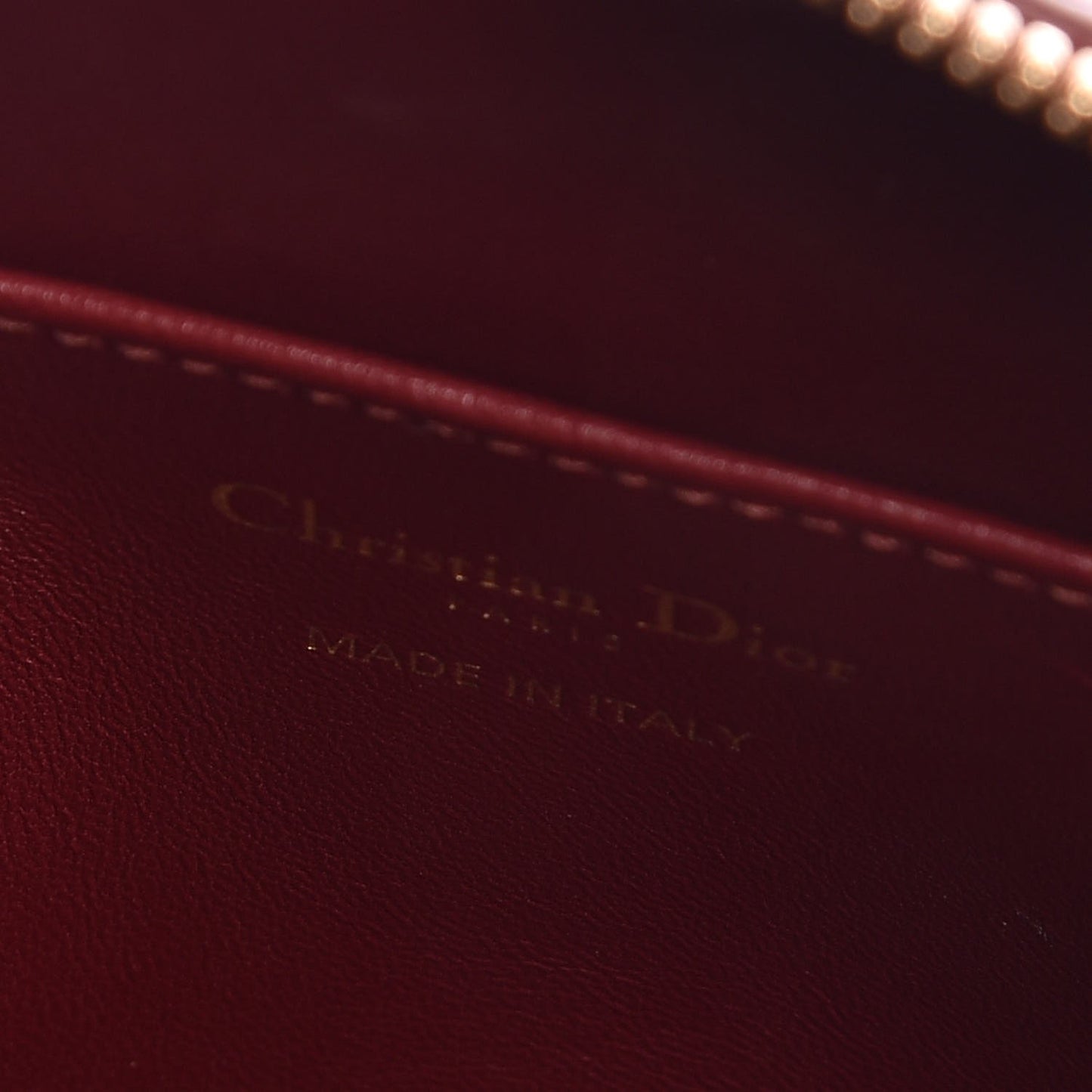 Lambskin Cannage Lily Tote Red Sapphire Blue