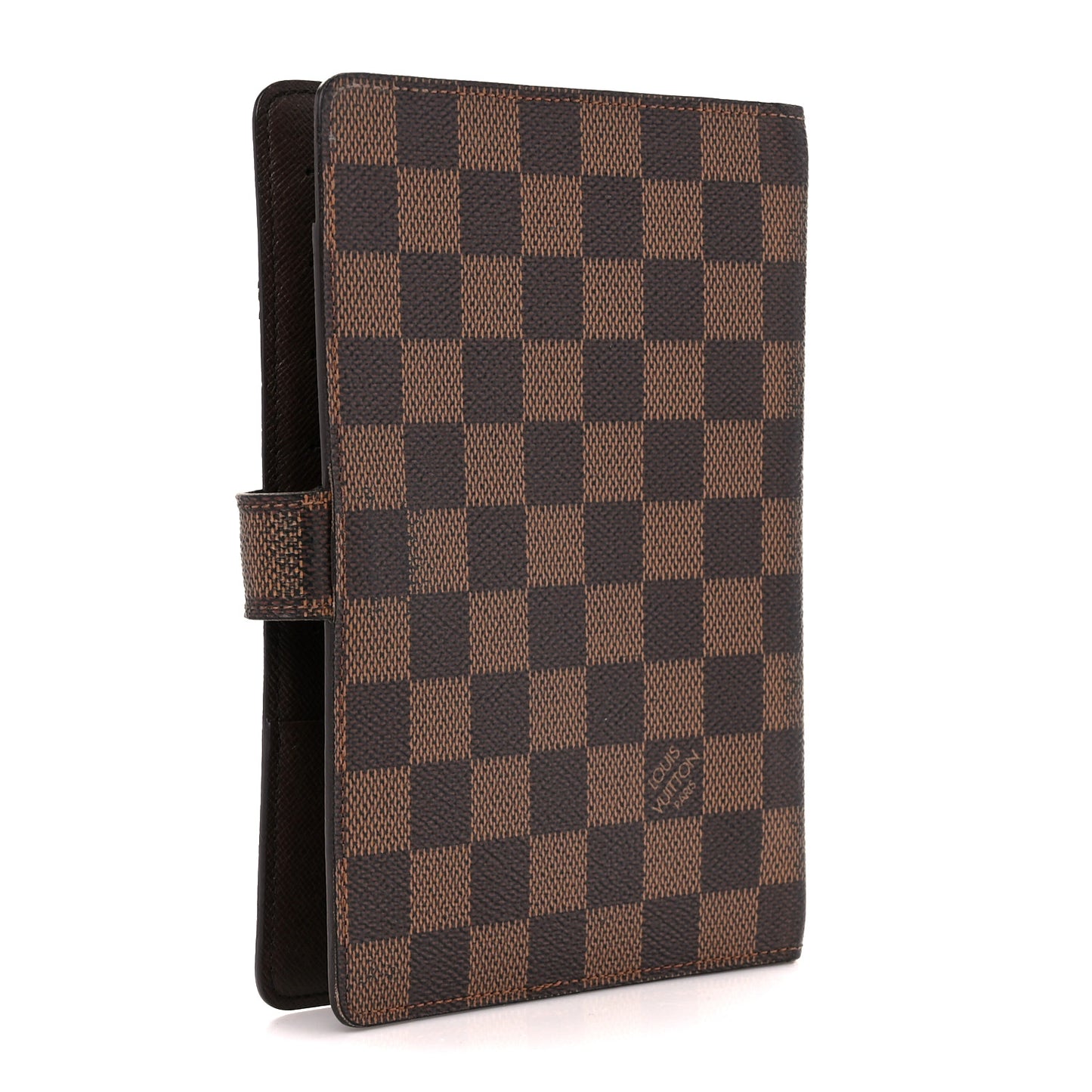 Damier Ebene Medium Ring Agenda Cover