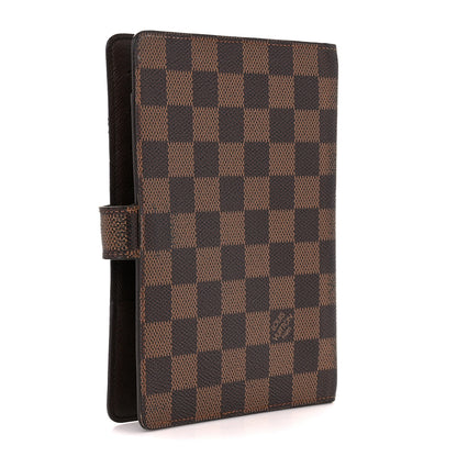 Louis Vuitton Damier Ebene Medium Ring Agenda Cover 3 of 12