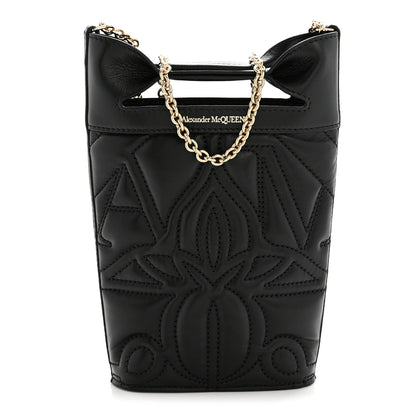 Alexander McQueen Calfskin Mini The Bow Bag Black 1 of 11