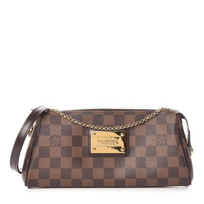 Louis Vuitton Damier Ebene Eva Clutch 1 of 10