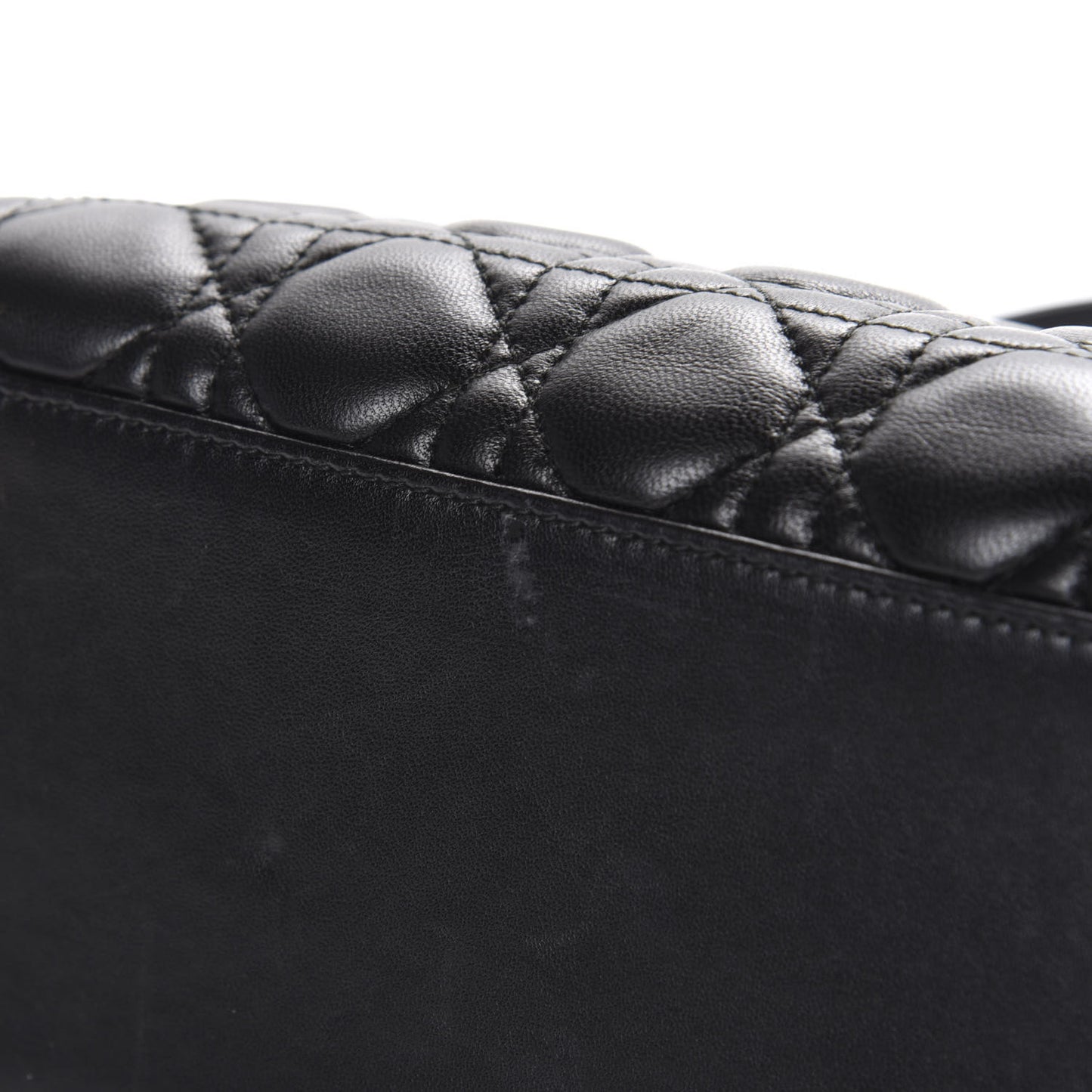 Lambskin Cannage Medium Lady Dior Black