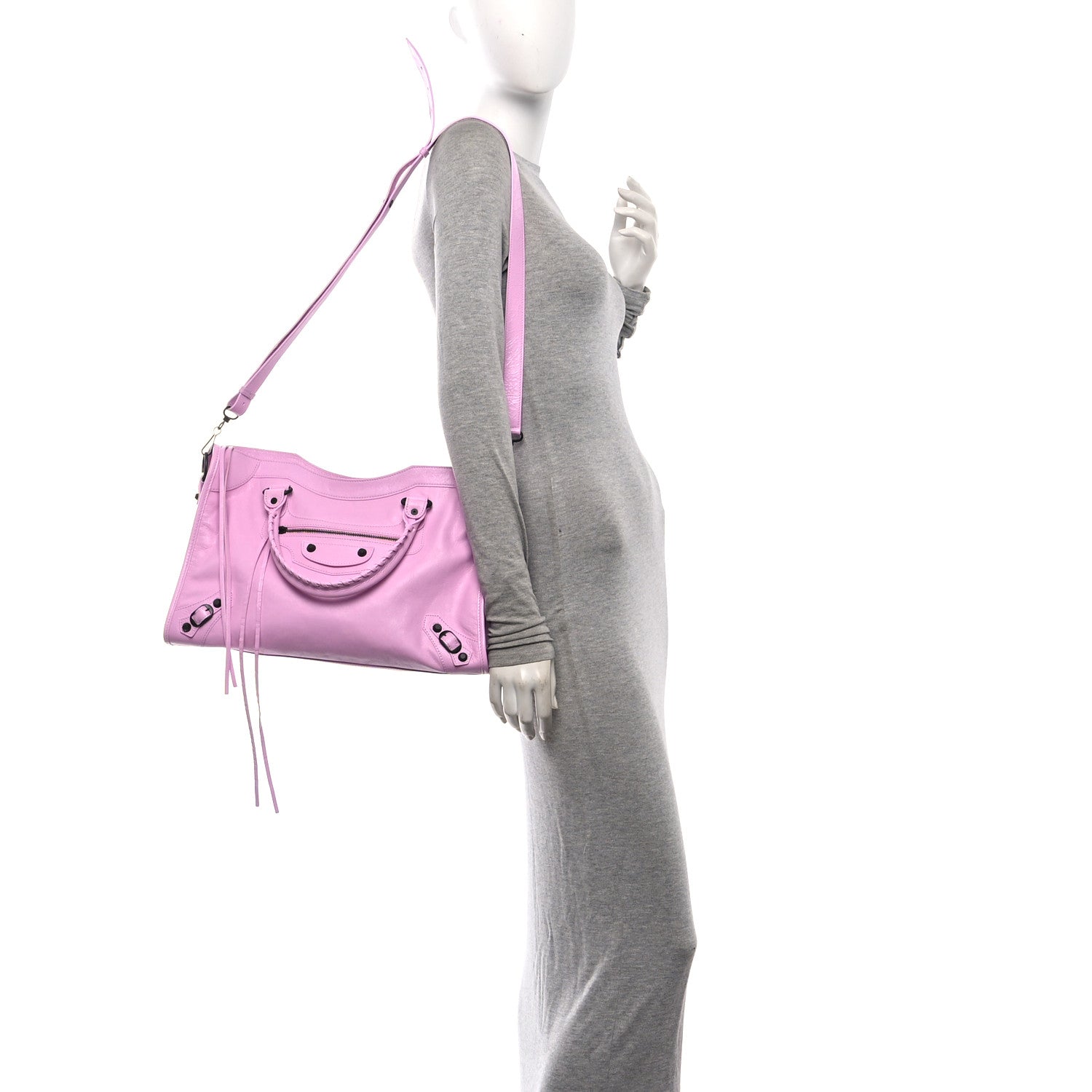 Balenciaga Agneau Classic Hardware Medium Le City Bubbly Pink 2 of 10