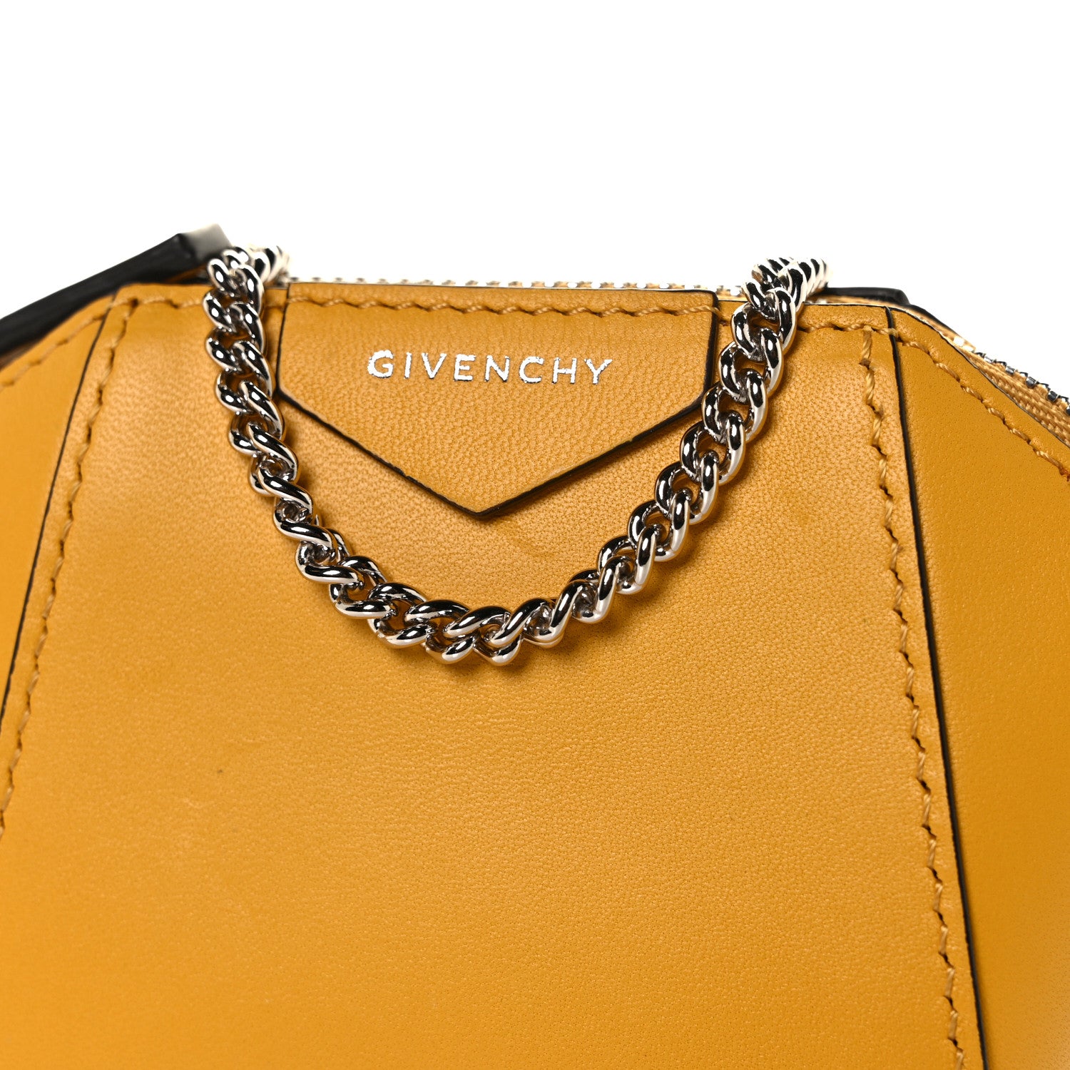 Givenchy Lambskin Baby Antigona Dark Yellow 12 of 13