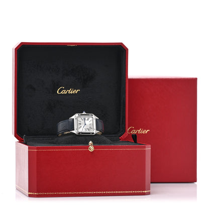 Cartier Stainless Steel Alligator 27.5mm Santos Dumont Quartz Watch 5 of 5