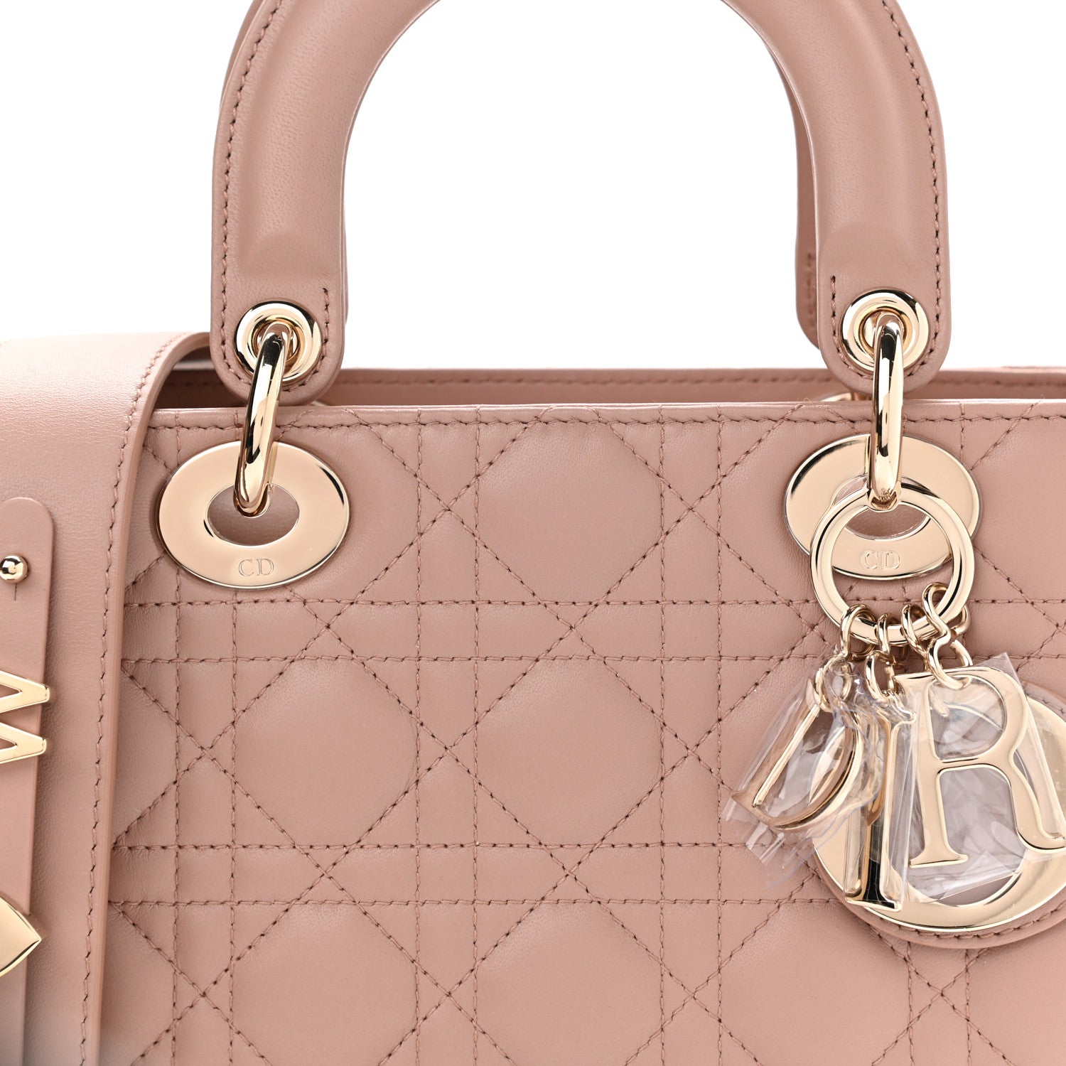 Christian Dior Lambskin Cannage Small My ABCDior Fard 7 of 10