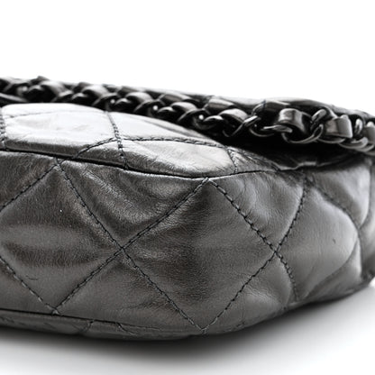 Chanel Calfskin Quilted Small Chain Me Flap Grey 10 of 12