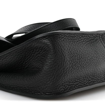 Hermes Taurillon Clemence Halzan 31 Black Black 9 of 11