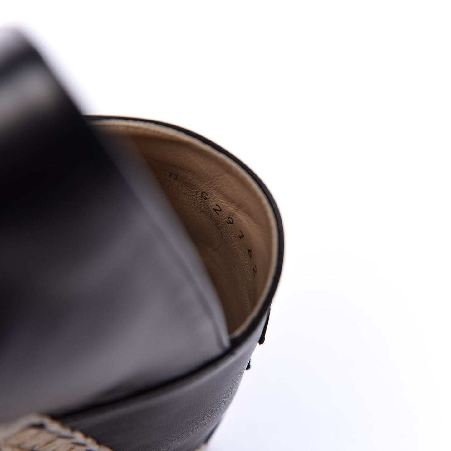 Lambskin CC Espadrilles 37 Black