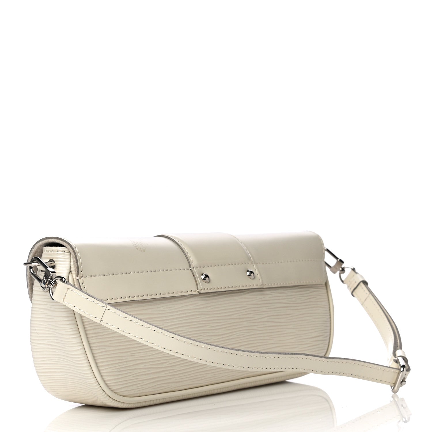 Louis Vuitton Epi Montaigne Clutch Ivory 3 of 8