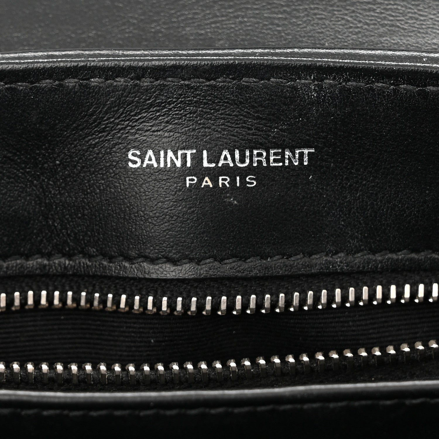 Saint Laurent Calfskin Y Quilted Monogram Toy Loulou Crossbody Bag Black 6 of 12