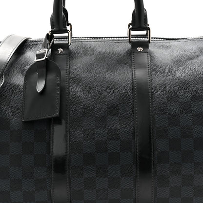 Louis Vuitton Damier Cobalt Keepall Bandouliere 45 7 of 9