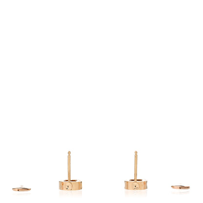 Louis Vuitton 18K Yellow Gold Empreinte Ear Studs Earrings 3 of 5