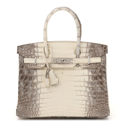 Hermes Matte Niloticus Crocodile Himalaya Birkin 30 Blanc 1 of 12
