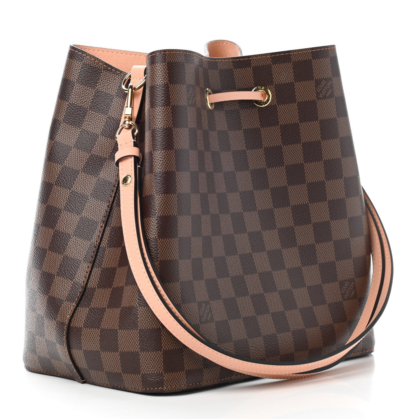 Damier Ebene Neonoe MM Venus Pink