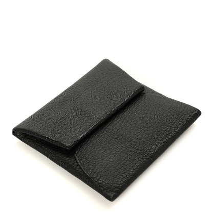 Hermes Chevre Mysore Bastia Coin Purse Black 4 of 9