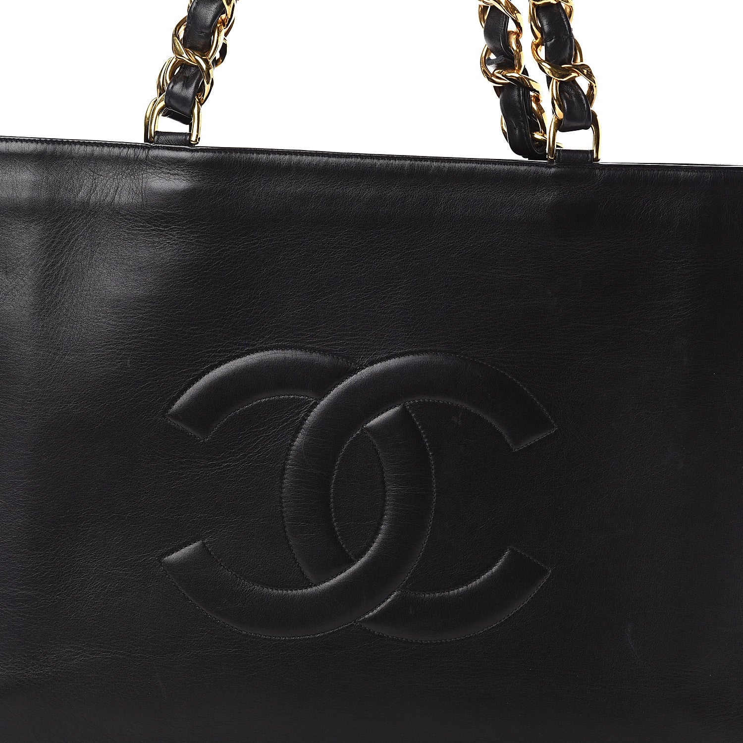 Chanel Lambskin CC Shoulder Bag Black 7 of 10