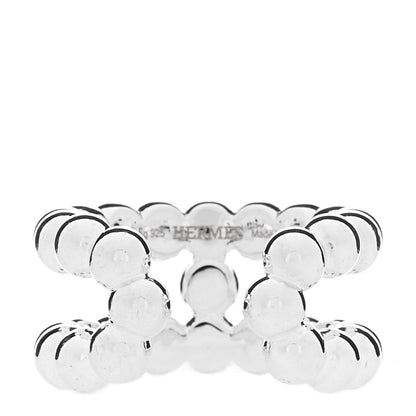 Hermes Sterling Silver Chaine d'Ancre Alea II Ring 3 of 7