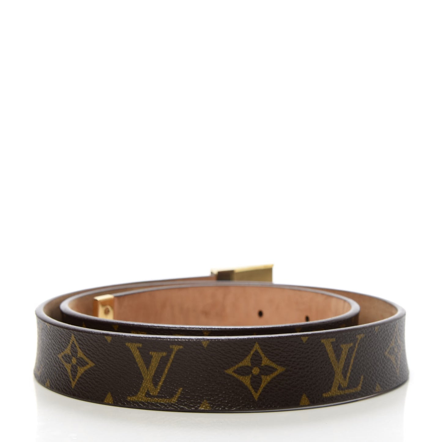 Monogram Ceinture Belt Gold Buckle 90 36