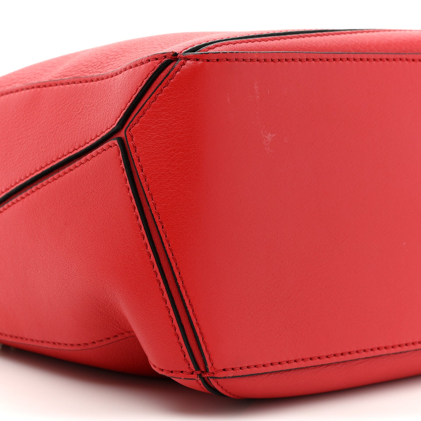 Calfskin Small Puzzle Bag Scarlet