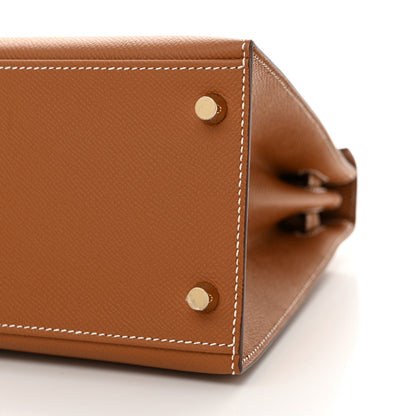 Hermes Epsom Kelly Sellier 28 Gold 11 of 13