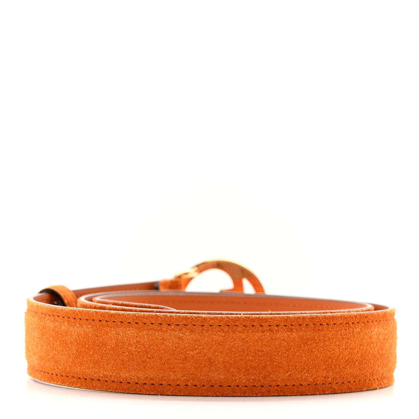Suede Cudu Blondie 30mm Belt 85 34 Blondie Cognac