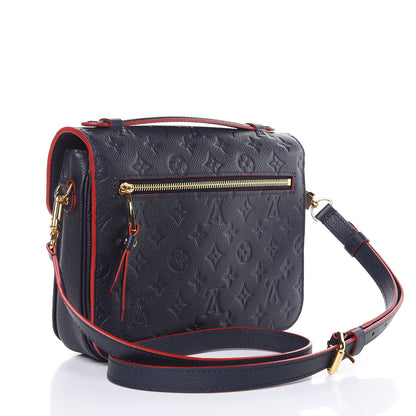 Louis Vuitton Empreinte Pochette Metis Marine Rouge 3 of 9