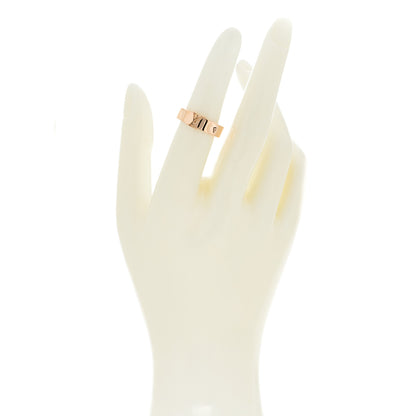 Louis Vuitton 18K Pink Gold Empreinte LV Ring 51 5.75 2 of 7