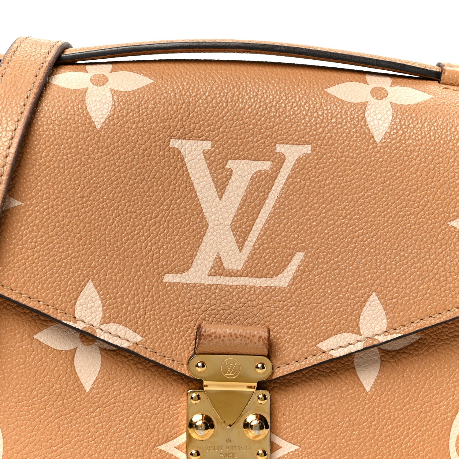 Louis Vuitton Empreinte Monogram Giant Pochette Metis Arizona Beige 9 of 19