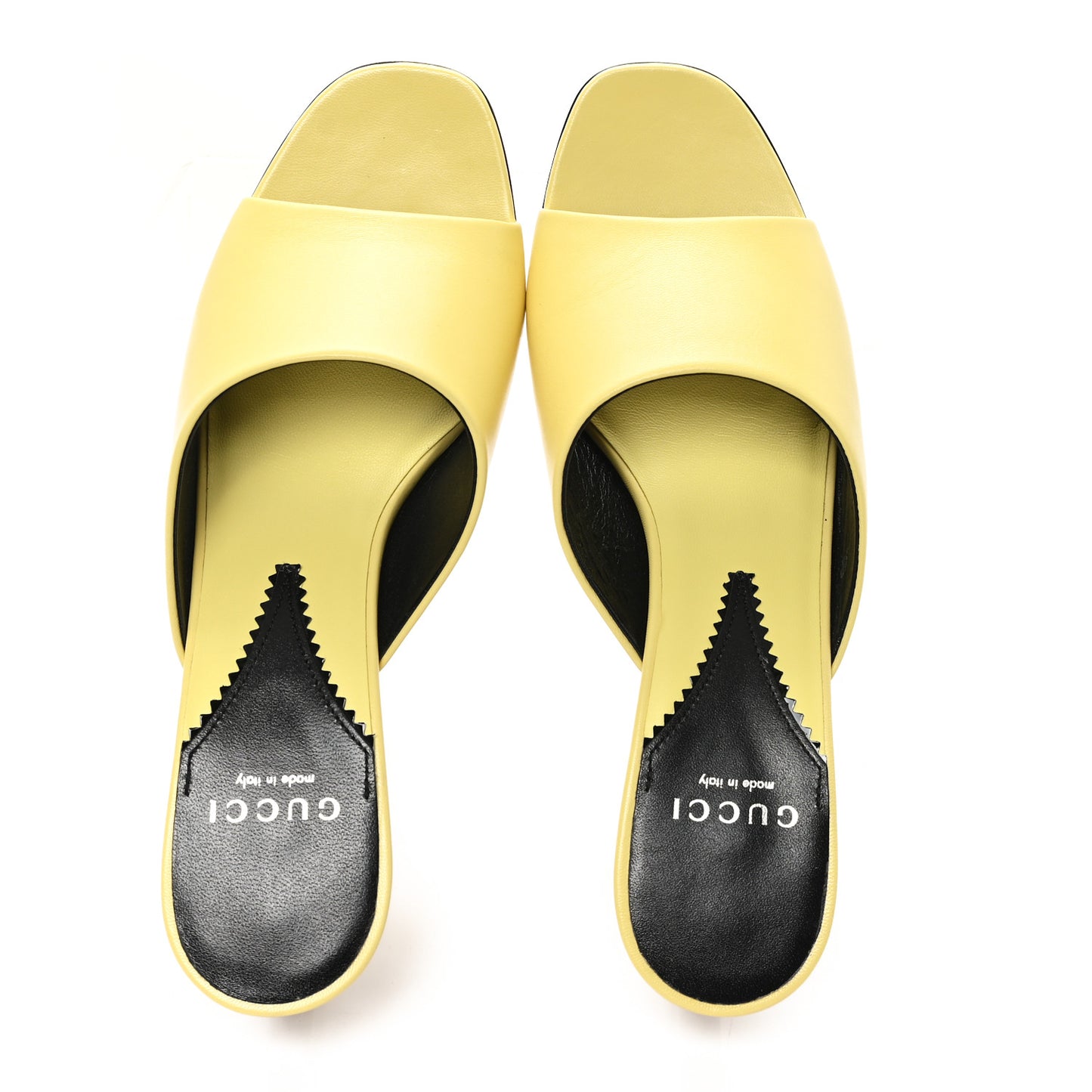 Malaga Kid Interlocking G Sandals 38 Banana