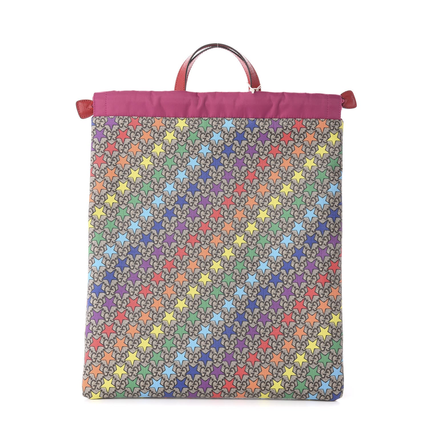 Gucci Soft GG Supreme Monogram Star Print Childrens Drawstring Backpack Multicolor 1 of 8