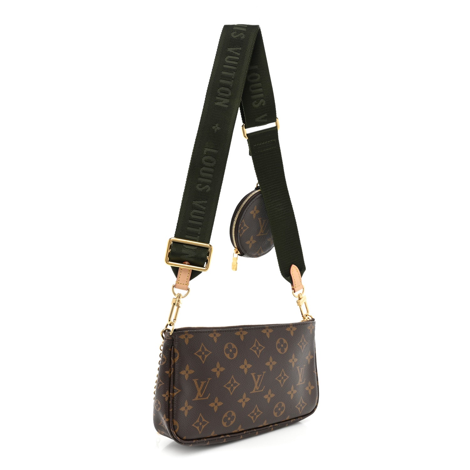 Louis Vuitton Monogram Multi Pochette Accessories Kaki 3 of 13