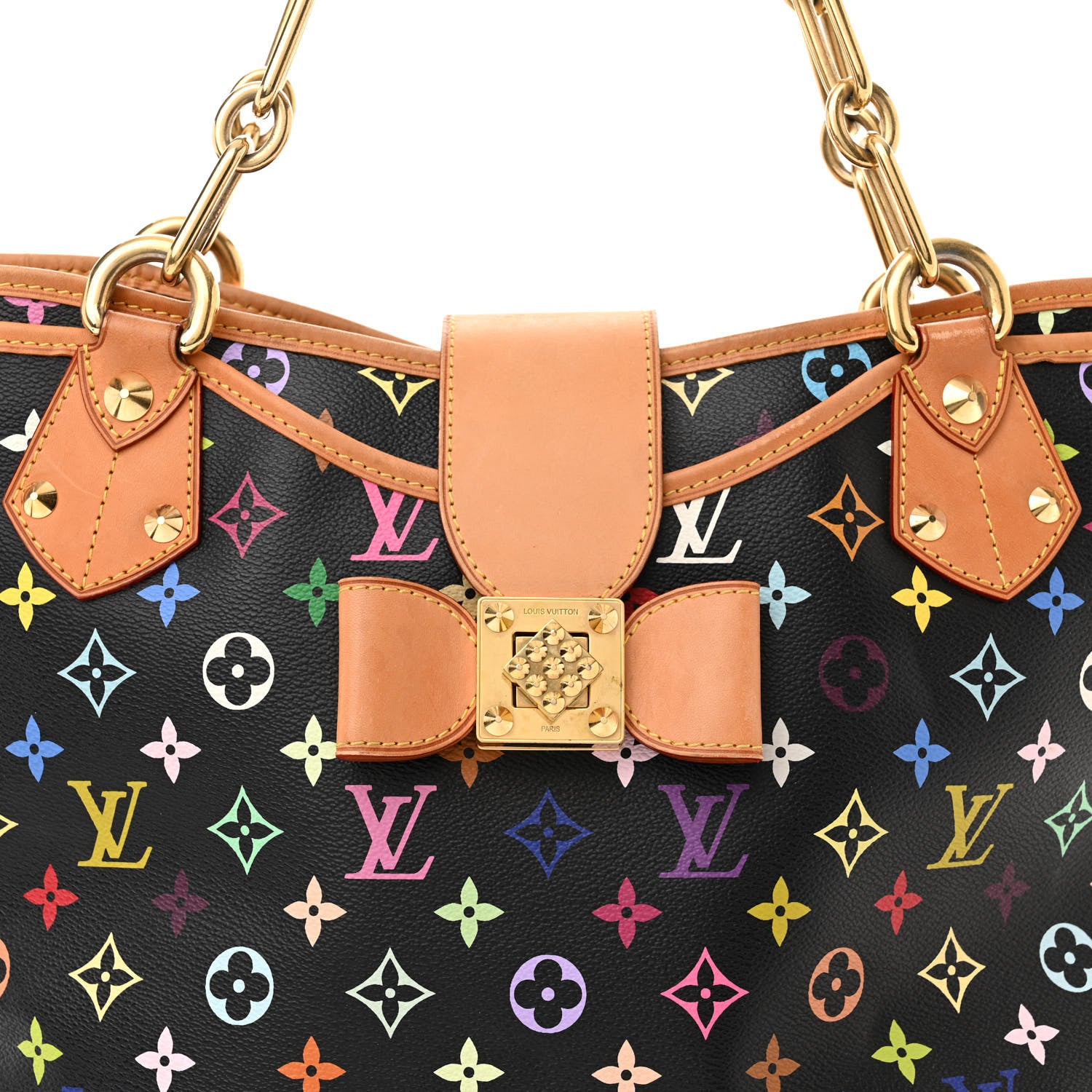 Louis Vuitton Monogram Multicolor Annie GM Black 8 of 13