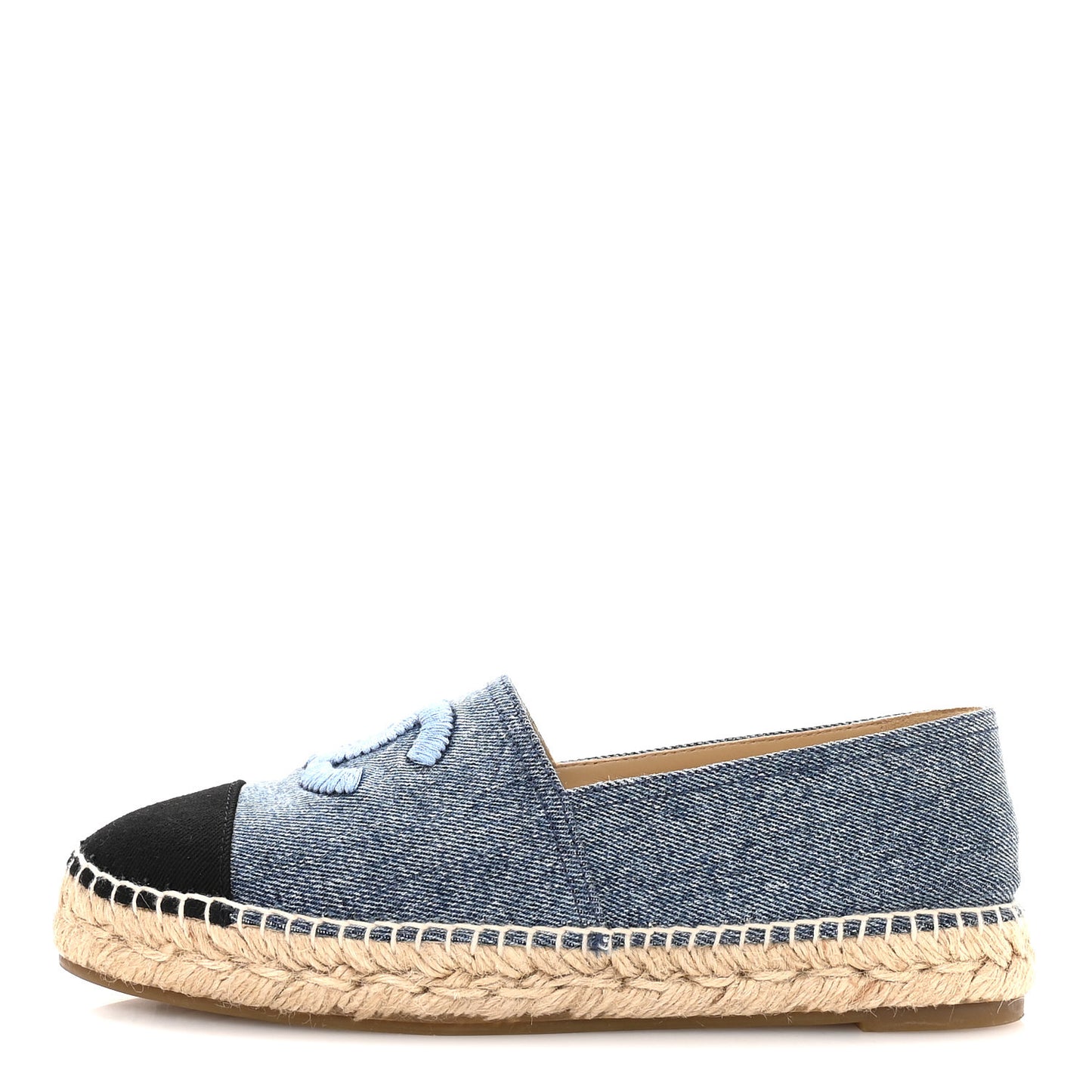 Denim CC Espadrilles 39 Blue Black